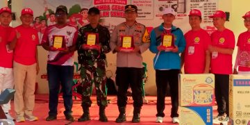 Polsek Babelan Amankan Gerak Jalan Santai Wihara Dana Paramita, 750 Peserta Meriahkan HUT RI ke-81