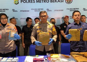 Satresnarkoba Polres Metro Bekasi Bongkar Rantai Peredaran Narkoba, Ganja hingga Home Industry Tembakau Sintetis Terungkap