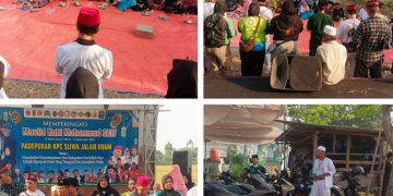MAULID NABI 1448 H PENUH BERKAH, KI MAUNG JAGATPATI SANTUNI YATIM PIATU DAN LANSIA DI KPC SELIWA JALAN ENAM