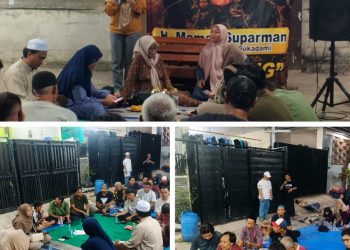 Sosialisasi ke Warga RT 06, H. Maman Suparman Nomor Urut 4 Bawa Komitmen Perubahan untuk Sukadami