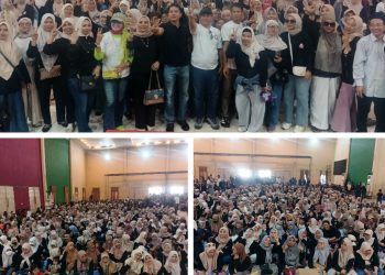 Ribuan Relawan Padati GSG Cijambe, Konsolidasi Akbar Bang Reza Nomor Urut 2 Membara