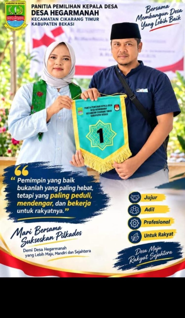 Cakades Hegarmanah Nomor Urut 1 Nursidik, Optimistis Raih Dukungan Warga
