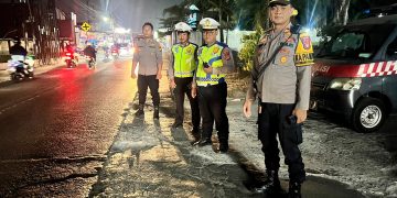 Polsek Setu Pelayanan Pengamanan Jalur Kepulangan Suporter Usai Nobar Persija vs Persib