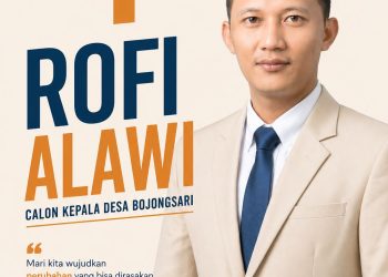 Kampanye ROFI ALAWI Nomor Urut 1, Bawa Semangat Milenial untuk Perubahan dan Kemajuan Desa Bojong Sari