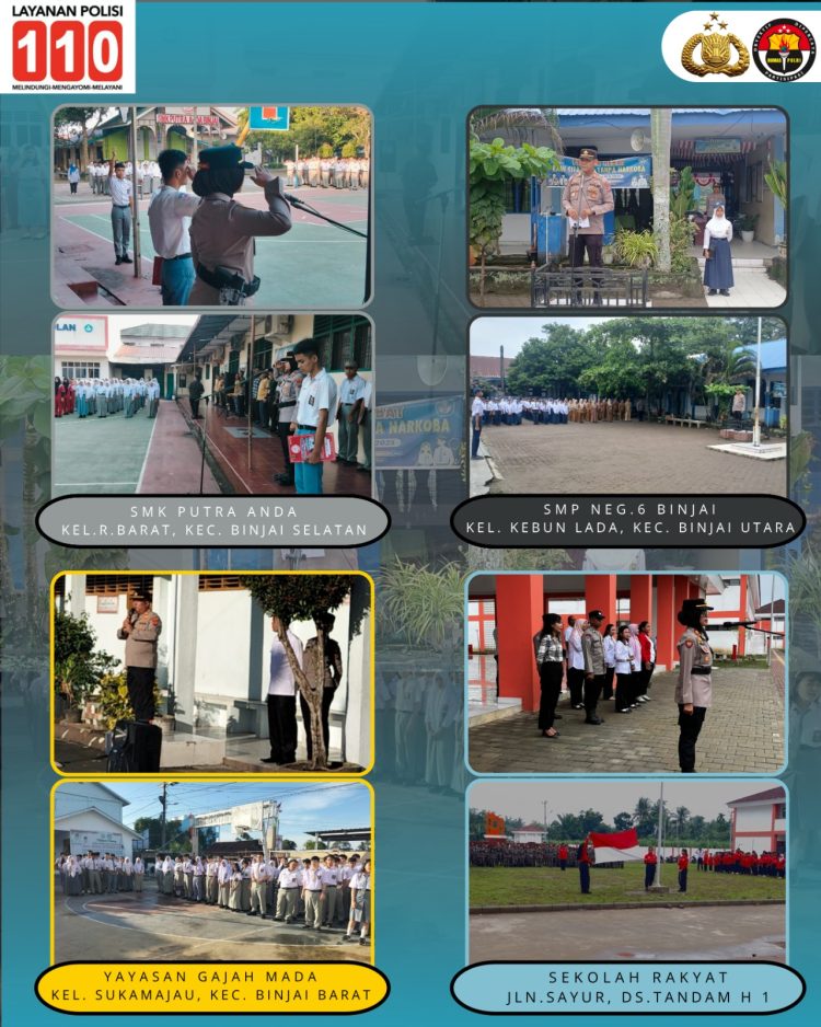 Wujudkan Generasi Muda Berkarakter, Kapolres Binjai Dorong Program “Police Go To School