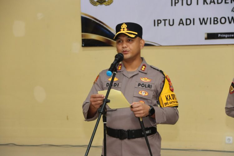 Kasat Lantas Berganti, Kapolres Pringsewu Tekankan Peningkatan Pelayanan Publik
