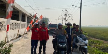Polsek Tambelang Amankan Kampanye Terbuka Calon Kades Sukamaju Nomor Urut 1