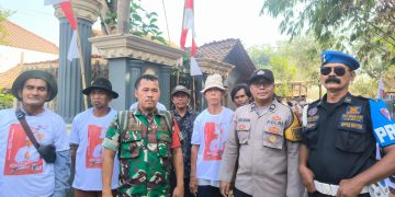 Polsek Serang Baru Amankan Kampanye Calon Kades Jayasampurna Nomor Urut 3