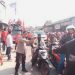 Polsek Sukatani Amankan Kampanye Calon Kades Suka Rukun Nomor Urut 3