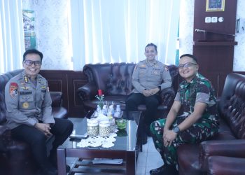 Dandim 0402/OKI Terima Audiensi Sespim Polri, Bahas Penanganan Karhutla