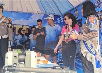 Pameran Lalu Lintas HUT ke-71, Polda Lampung Dekatkan Pelayanan Polantas kepada Masyarakat