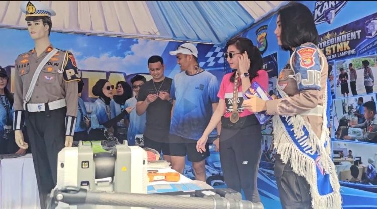 Pameran Lalu Lintas HUT ke-71, Polda Lampung Dekatkan Pelayanan Polantas kepada Masyarakat