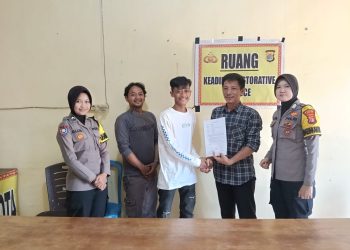 Polsek Kotabumi Kota Fasilitasi Damai Perselisihan Jasa Servis Motor, Berakhir dengan Kesepakatan Bersama