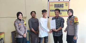 Polsek Kotabumi Kota Fasilitasi Damai Perselisihan Jasa Servis Motor, Berakhir dengan Kesepakatan Bersama