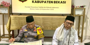Khataman Al-Qur’an dan Doa Bersama, Ikhtiar Polres Metro Bekasi untuk Kelancaran Pilkades Serentak 2026