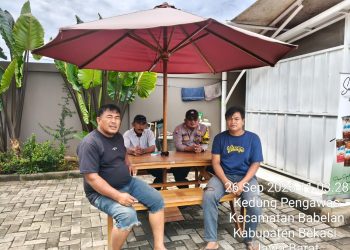 Bhabinkamtibmas Kedung Pengawas Sambangi Warga, Ajak Aktifkan Pos Ronda dan Jaga Kondusivitas Pasca Pilkades