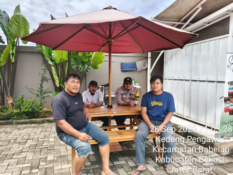 Bhabinkamtibmas Kedung Pengawas Sambangi Warga, Ajak Aktifkan Pos Ronda dan Jaga Kondusivitas Pasca Pilkades