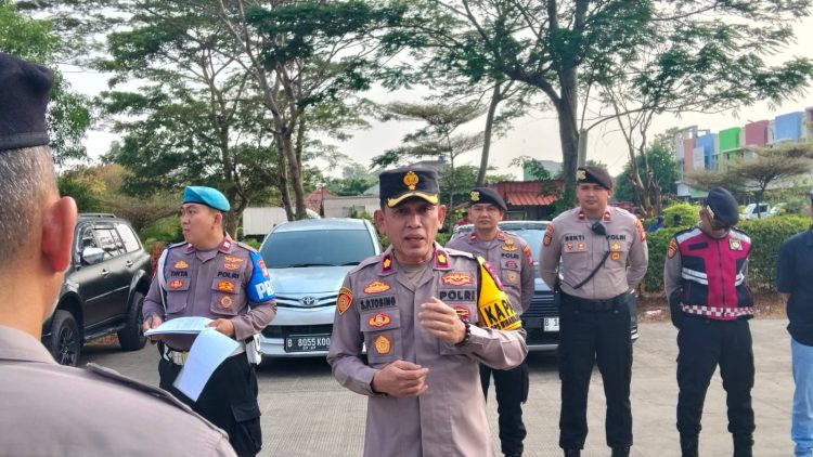 Polsek Tambun Selatan Layani dan Amankan Keberangkatan Buruh FSP Global Indonesia Menuju DPR RI