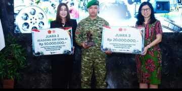Prajurit Kodam XVIII/Kasuari Raih Prestasi di Ajang Lomba Foto dan Video Pendek HUT ke-81 TNI