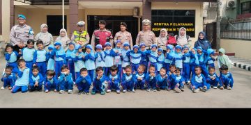 Polisi Sahabat Anak, Polsek Serang Baru Kenalkan Profesi Kepolisian Sejak Dini