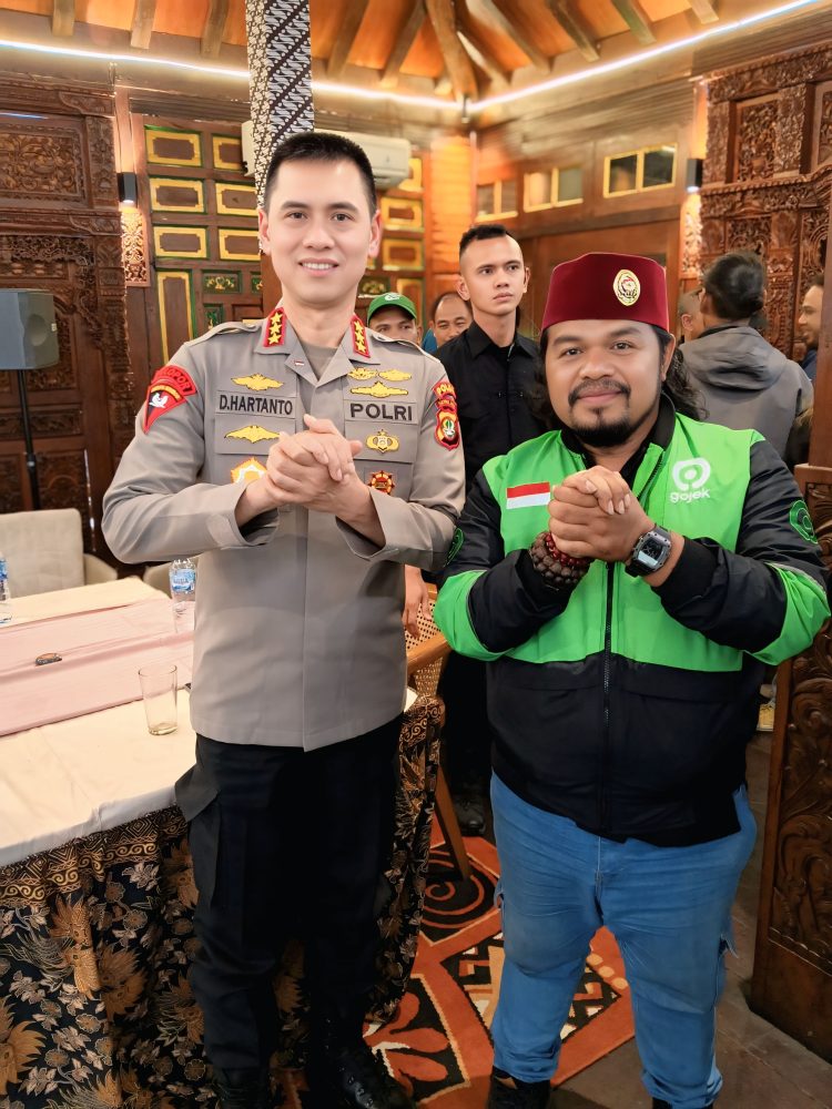 Kapolda Metro Jaya Komjen Pol. Dadang Hartanto Undang Ketua Ojol se-Jabodetabek, Jefry Gobang Ketua Ojol Kabupaten Bekasi Siap Bersinergi Dukung Program Polri