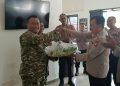 Sinergitas TNI-Polri Makin Erat, Polsek Cikarang Selatan Sambangi Koramil 08 Lemahabang Rayakan HUT TNI ke-81