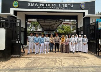 Polsek Setu Gelar Program Polisi Pendamping Pelajar di SMAN 01 Setu