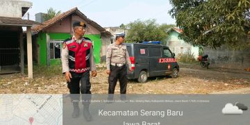 Antisipasi C3, Personel Polsek Serang Baru Gelar Patroli Preventif di Jalan Raya Cipalalar