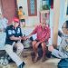 Polsek Serang Baru Dampingi Penyaluran Bantuan Ketahanan Pangan dan Gizi bagi 200 Warga Desa Nagacipta