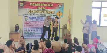 Polisi Sahabat Anak, Polsek Babelan Edukasi 100 Siswa SD Kinasih tentang Keselamatan Berlalu Lintas