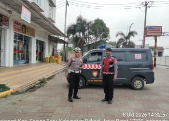 Polsek Serang Baru Tingkatkan Patroli Preventif di Minimarket, Antisipasi Kejahatan 3C dan Gangguan Kamtibmas