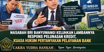 Nasabah BRI Banyuwangi Keluhkan Lambannya Respons Pelunasan Kredit, Kuasa Hukum Pertanyakan Pelayanan Bank