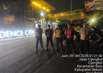 Polsek Setu Gelar Patroli Biru, Antisipasi 3C, Tawuran, dan Begal