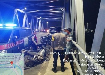 Polsek Muaragembong Gelar KRYD Patroli Biru, Sambangi Remaja dan Antisipasi 3C