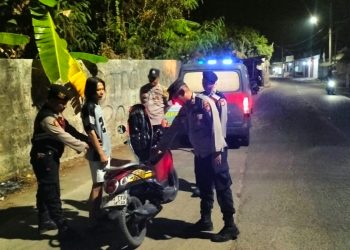 Polsek Muaragembong Gelar OKJ dan Patroli Biru, Antisipasi 3C hingga Tawuran