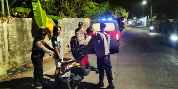 Polsek Muaragembong Gelar OKJ dan Patroli Biru, Antisipasi 3C hingga Tawuran