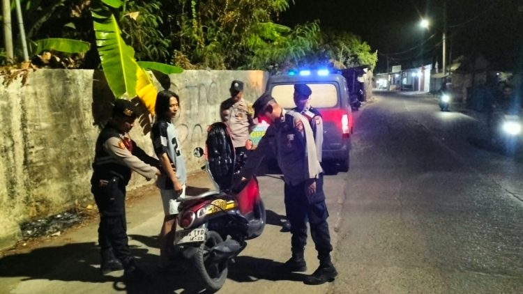 Polsek Muaragembong Gelar OKJ dan Patroli Biru, Antisipasi 3C hingga Tawuran