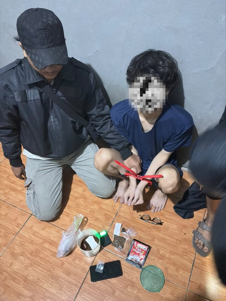 Polsek Cibarusah Ungkap Dugaan Produksi dan Peredaran Tembakau Sintetis, Satu Terduga Pelaku Diamankan