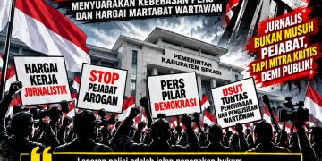 Ribuan? Tidak Perlu Jumlah, Wartawan Se-Bekasi Raya Bersatu! Desak Pencopotan Kadis LH, Pengusutan Dugaan Penghinaan Jurnalis, dan Jaminan Kebebasan Pers