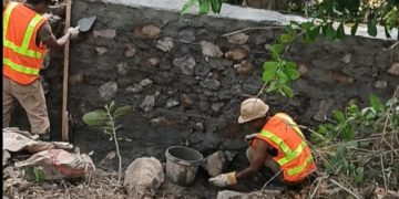 Warga Kp. Ciledug Bangga, Proyek TPT Sungai Pasir Eurih Cimanuk Dikerjakan PT.NIDYA KARYA dan BBWS C3 sangat Profesional serta Serap Tenaga Kerja Lokal