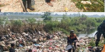 GERAKAN IRIGASI BERSIH DI DESA KARANGANYAR DAN KARANGBAHAGIA, FORUM FARMASI KARAWANG KOLABORASI DENGAN WCD KABUPATEN BEKASI