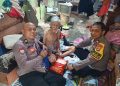 Bhabinkamtibmas Polsek Cikarang Selatan Salurkan Bantuan Sembako untuk Lansia di Desa Sukadami