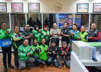 Perkuat Sinergi Polri Dan Komunitas Ojol, Kapolres Metro Bekasi Rangkul Ojol Bersama Jaga Kamtibmas 