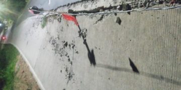 TERKUAK! Jalan Provinsi Munjul-Panimbang di Sumur Laban Amrol Sebulan Setelah DiCor Beton, UPTD PJJ Pandeglang Akui Tanah Labil – LSM LSB: Itu Gagal Perencanaan!