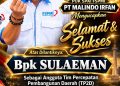 Amun/Jefry gobang Ucapkan Selamat Kepada Sulaeman Atas Amanah Baru Sebagai Anggota TP2D Kabupaten Bekasi